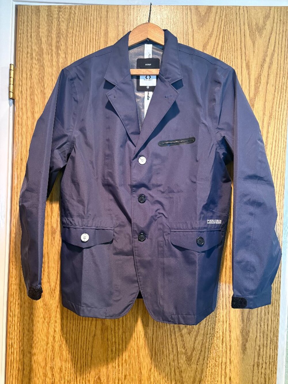 ALMSP x Peninsula Waterproof Technical Blazer Mens M Navy Techwear Rain Shell